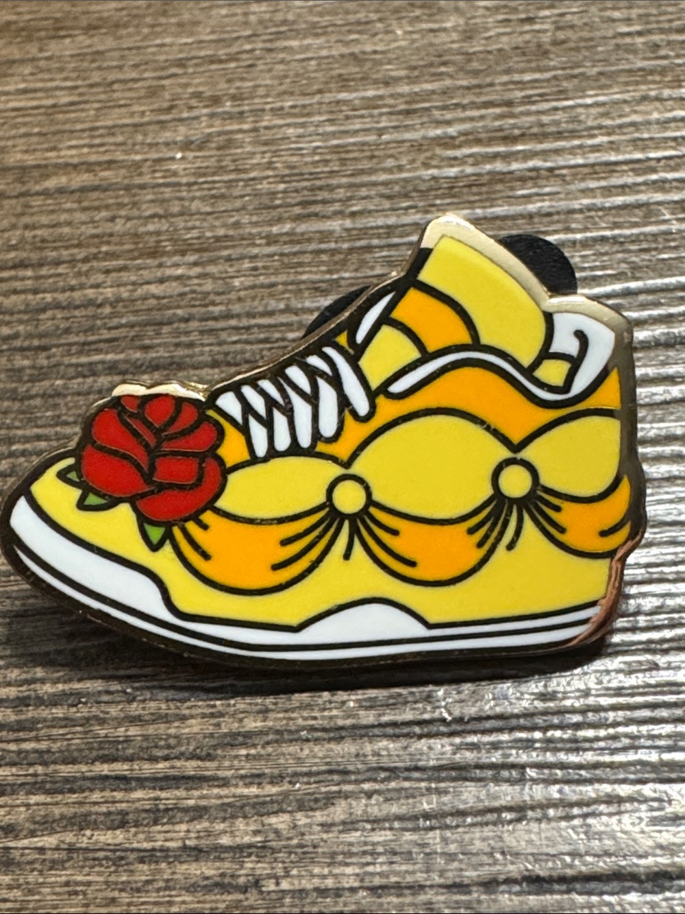 5/$25 Disney Princess Sneaker Belle Beauty and The Beast Pin